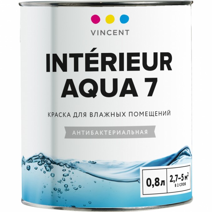 Краска для влажных помещений VINCENT INTERIEUR AQUA I 7 092-104